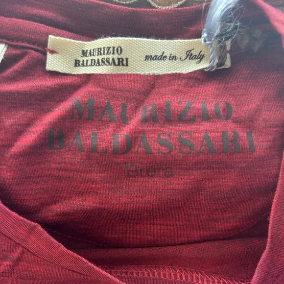 MAURIZIO BALDASSARI TECHMERINO SHORT SLEEVE T-SHIRT - ITALIAN MERINO WOOL - NWT - Picture 8 of 15